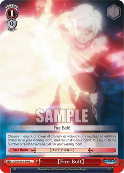 Fire Bolt DDM/S88-E068 U Is it Wrong to Try to Pick Up Girls in a Dungeon? Card