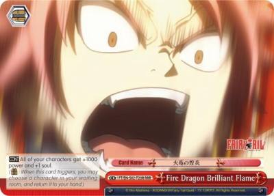 Fire Dragon Brilliant Flame RRR FT/EN-S02-T20R RRR Fairy Tail ver.E Card