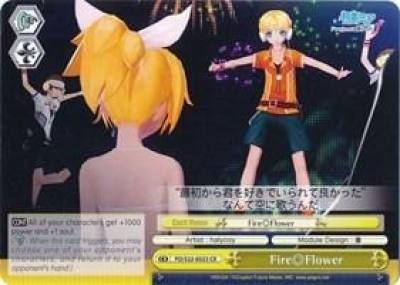 Fire Flower PD/S22-E023 CR Hatsune Miku -Project DIVA- f Card