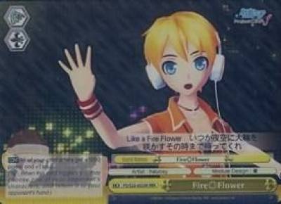 Fire Flower RRR PD/S22-E023R RRR Hatsune Miku -Project DIVA- f Card