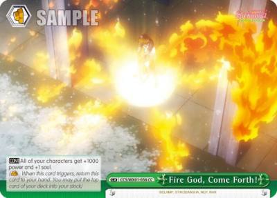 Fire God Come Forth CCS/WX01-056 CC Cardcaptor Sakura: Clear Card Card