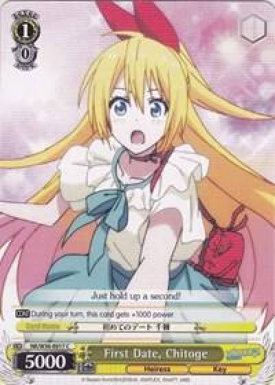 First Date Chitoge NK/W30-E017 C NISEKOI -False Love- Card