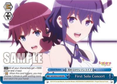 First Solo Concert RRR SHS/W98-E100R RRR Saekano the Movie: Finale Card