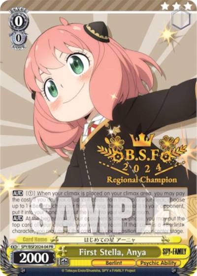First Stella Anya Spring Fest 2024 SPY/BSF2024-04 PR Bushiroad Event Cards Card