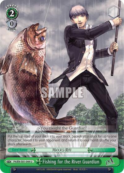 Fishing for the River Guardian P4/EN-S01-044 U Persona 4 ver.E Card