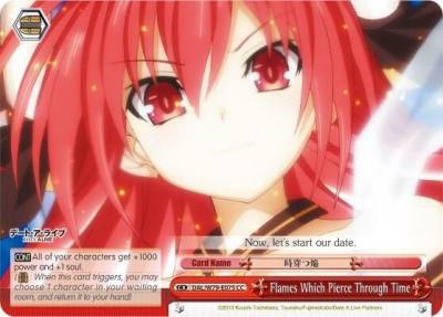 Flames Which Pierce Through Time DAL/W79-E075 CC Date A Live Card