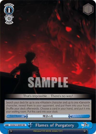 Flames of Purgatory FZ/SC17-E097 RE Fate/Zero Chronicle Set Card