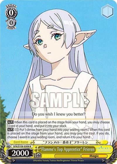 Flammes Top Apprentice Frieren SFN/S108-E006 R Frieren: Beyond Journey’s End Card