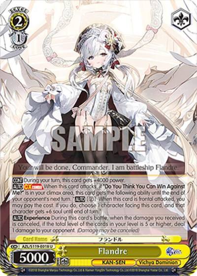 Flandre AZL/S119-E018 U Azur Lane Vol. 2 Card