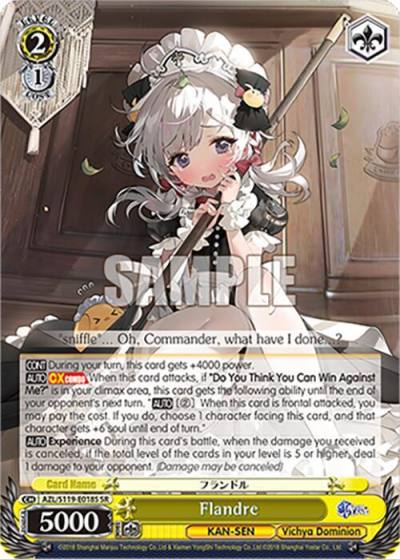 Flandre SR AZL/S119-E018S SR Azur Lane Vol. 2 Card
