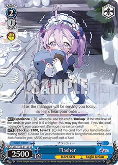 Flasher SR AZL/S119-E114S SR Azur Lane Vol. 2 Card