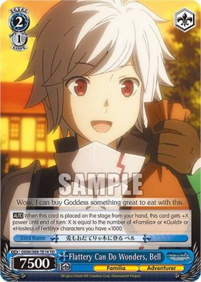 Flattery Can Do Wonders Bell DDM/S88-TE14 TD Is it Wrong to Try to Pick Up Girls in a Dungeon? Card