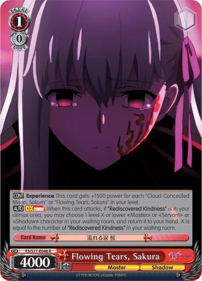 Flowing Tears Sakura FS/S77-E048 R Fate/stay night [Heaven’s Feel] Vol.2 Card