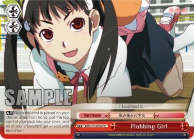 Flubbing Girl BM/S15-E074 CC BAKEMONOGATARI Card