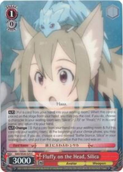 Fluffy on the Head Silica Parallel Foil SAO/SE26-E25 C Sword Art Online II Vol.2 Card