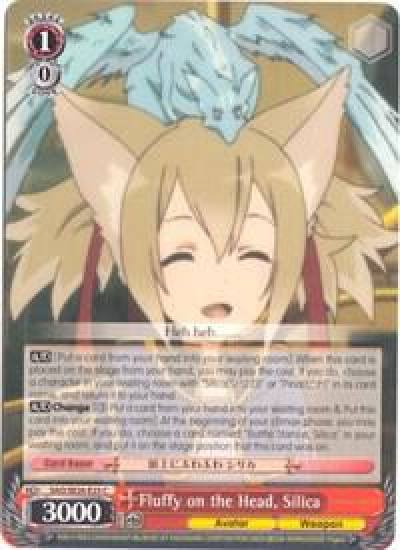 Fluffy on the Head Silica SAO/SE26-E25 C Sword Art Online II Vol.2 Card