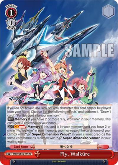 Fly Walkure MDE/SE45E55 N MACROSS Delta Premium Booster Card