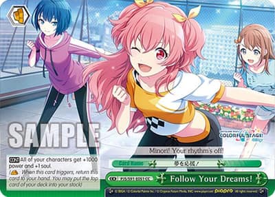 Follow Your Dreams! PJS/S91-E051 CC HATSUNE MIKU: COLORFUL STAGE! Weiss Schwarz card