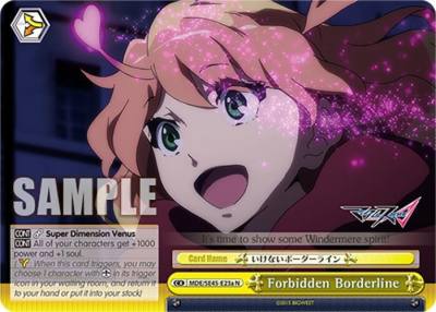 Forbidden Borderline A MDE/SE45E23a N MACROSS Delta Premium Booster Card