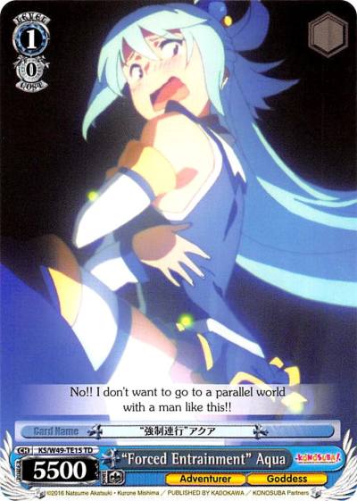 Forced Entrainment Aqua KS/W49-TE15 TD KonoSuba Card