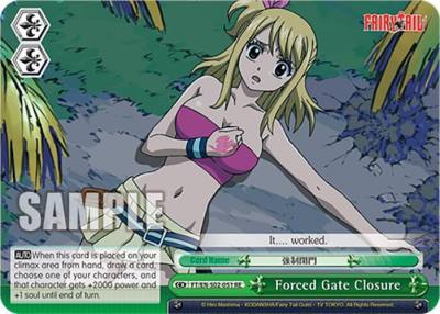 Forced Gate Closure FT/EN-S02-051 CC RE Fairy Tail Chronicle Set Card