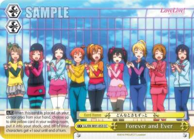 Forever and Ever LL/EN-W01-053 CC Love Live! DX Card
