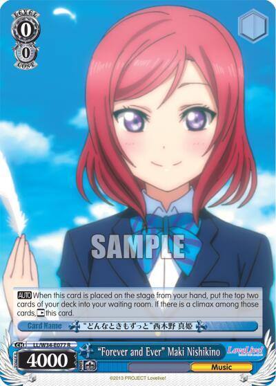 Forever and Ever Maki Nishikino LL/W34-E077 R Love Live! Vol. 2 Card
