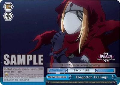 Forgotten Feelings RRR OVL/S99-E098R RRR Nazarick: Tomb of the Undead Vol.2 Card