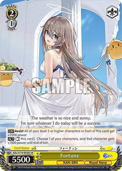 Fortune SR AZL/S119-E028S SR Azur Lane Vol. 2 Card