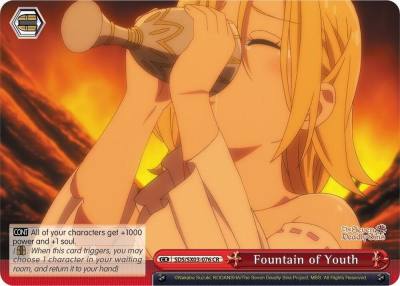 Fountain of Youth SDS/SX03-076 CR The Seven Deadly Sins Card