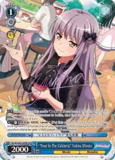 Four In The Cafeteria Yukina Minato B SPM BD/W54-E072SPMb SPM BanG Dream! Girls Band Party! Card