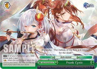 Frank Cynic AZL/S102-E072 CC Azur Lane Card