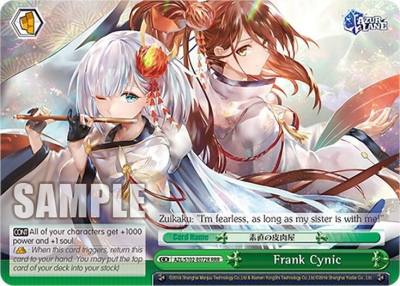 Frank Cynic RRR AZL/S102-E072R RRR Azur Lane Card