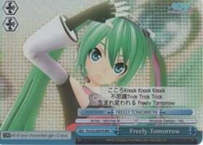 Freely Tomorrow RRR PD/S22-E097R RRR Hatsune Miku -Project DIVA- f Card