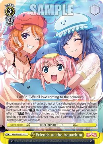Friends at the Aquarium RSL/S69-E028 U Revue Starlight -Re LIVE- Card