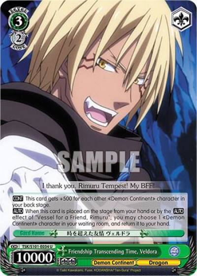 Friendship Transcending Time Veldora TSK/S101-E034 U That Time I Got Reincarnated as a Slime Vol.3 Card