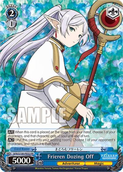 Frieren Dozing Off PR SFN/S108-PE02 PR Frieren: Beyond Journey’s End Card