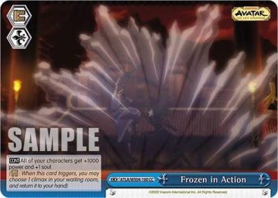 Frozen in Action ATLA/WX04-100 CC Avatar: The Last Airbender Card