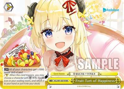 Fruit Tart of Happiness RRR HOL/W91-E031R RRR hololive production Card