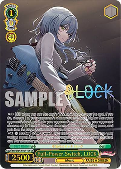 Full Power Switch LOCK SP BD/WE42-E041SP SP BanG Dream! Girls Band Party! Countdown Collection Premium Booster Card