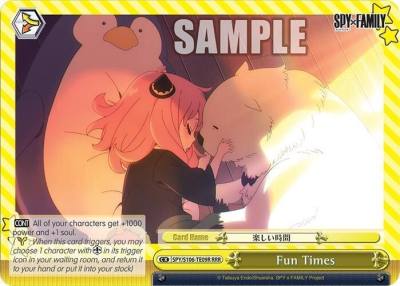 Fun Times RRR SPY/S106-TE09R RRR SPY x FAMILY Card