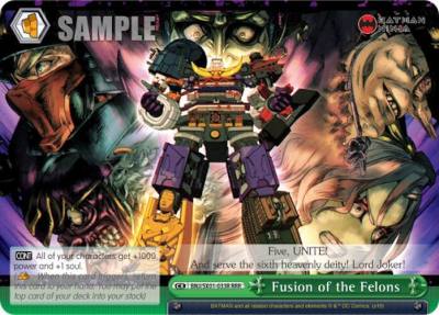 Fusion of the Felons RRR BNJ/SX01-033R RRR Batman Ninja Card