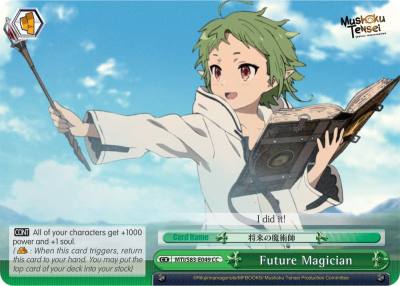 Future Magician MTI/S83-E049 CC Mushoku Tensei: Jobless Reincarnation Card