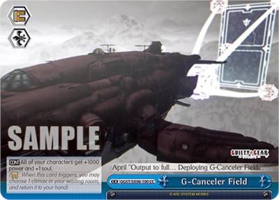 G Canceler Field GGST/SX06-100 CC Guilty Gear -Strive- Card