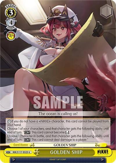 GOLDEN SHIP NIK/S117-E025 U GODDESS OF VICTORY: NIKKE Card