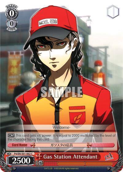 Gas Station Attendant P4/EN-S01-062 C Persona 4 ver.E Card