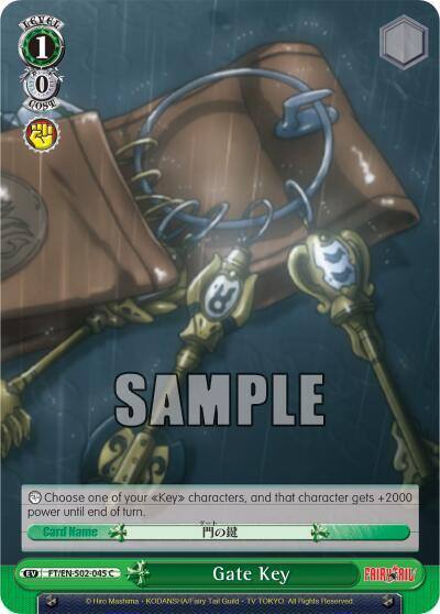 Gate Key FT/EN-S02-045 C Fairy Tail ver.E Card