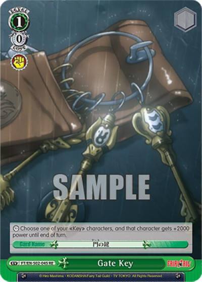 Gate Key FT/EN-S02-045 C RE Fairy Tail Chronicle Set Card