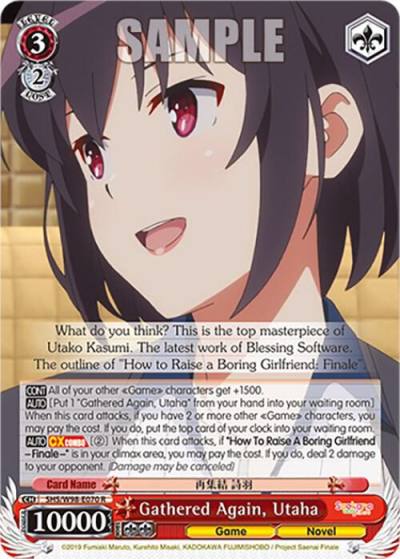 Gathered Again Utaha SHS/W98-E070 R Saekano the Movie: Finale Card