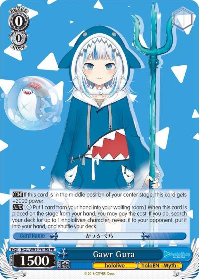 Gawr Gura Foil HOL/W91-PE19S PR hololive production Card